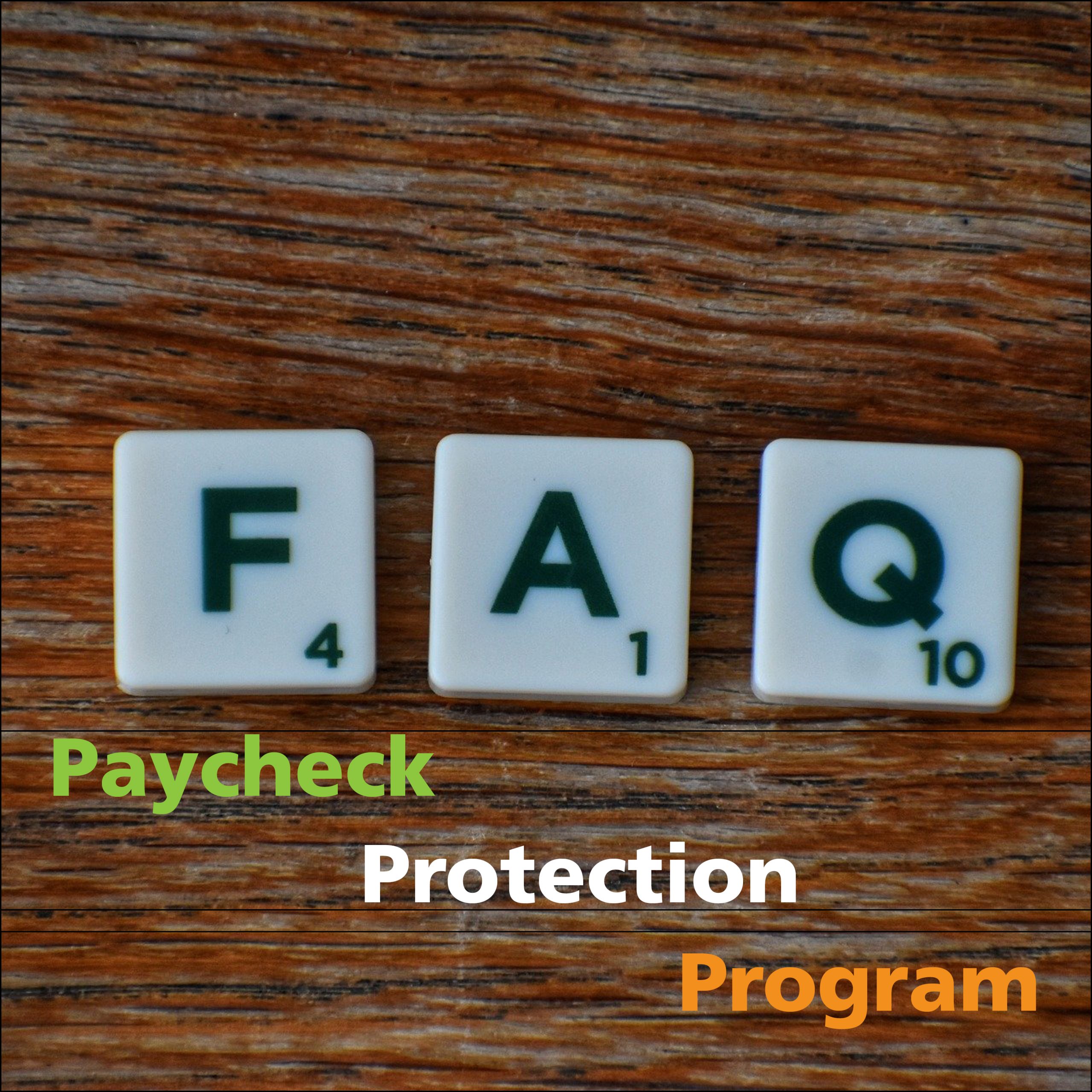 Treasury Issues New FAQ for the Paycheck Protection Program