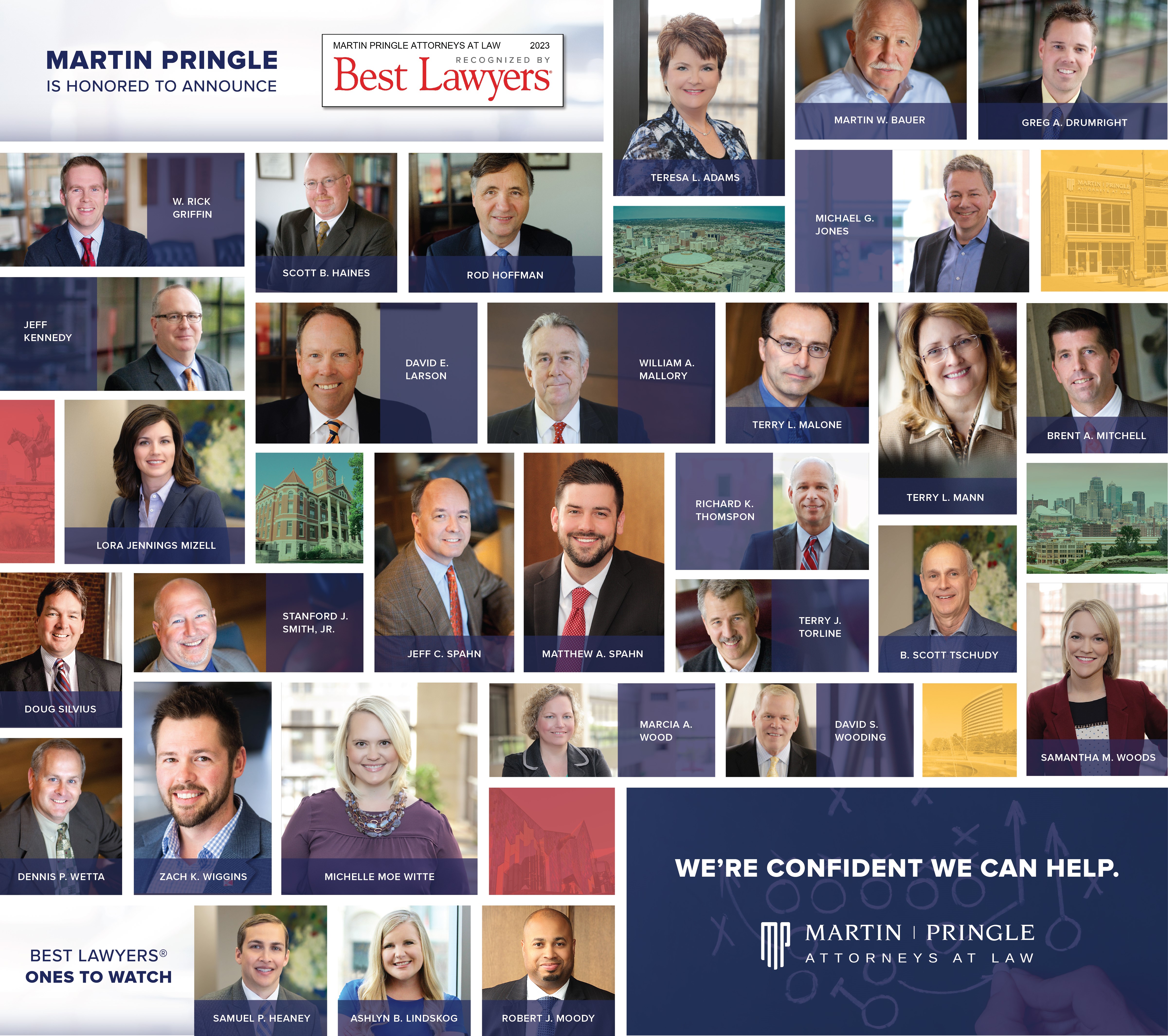 30 Martin Pringle Attorneys Recognized as Best Lawyers in America by US News & World Report