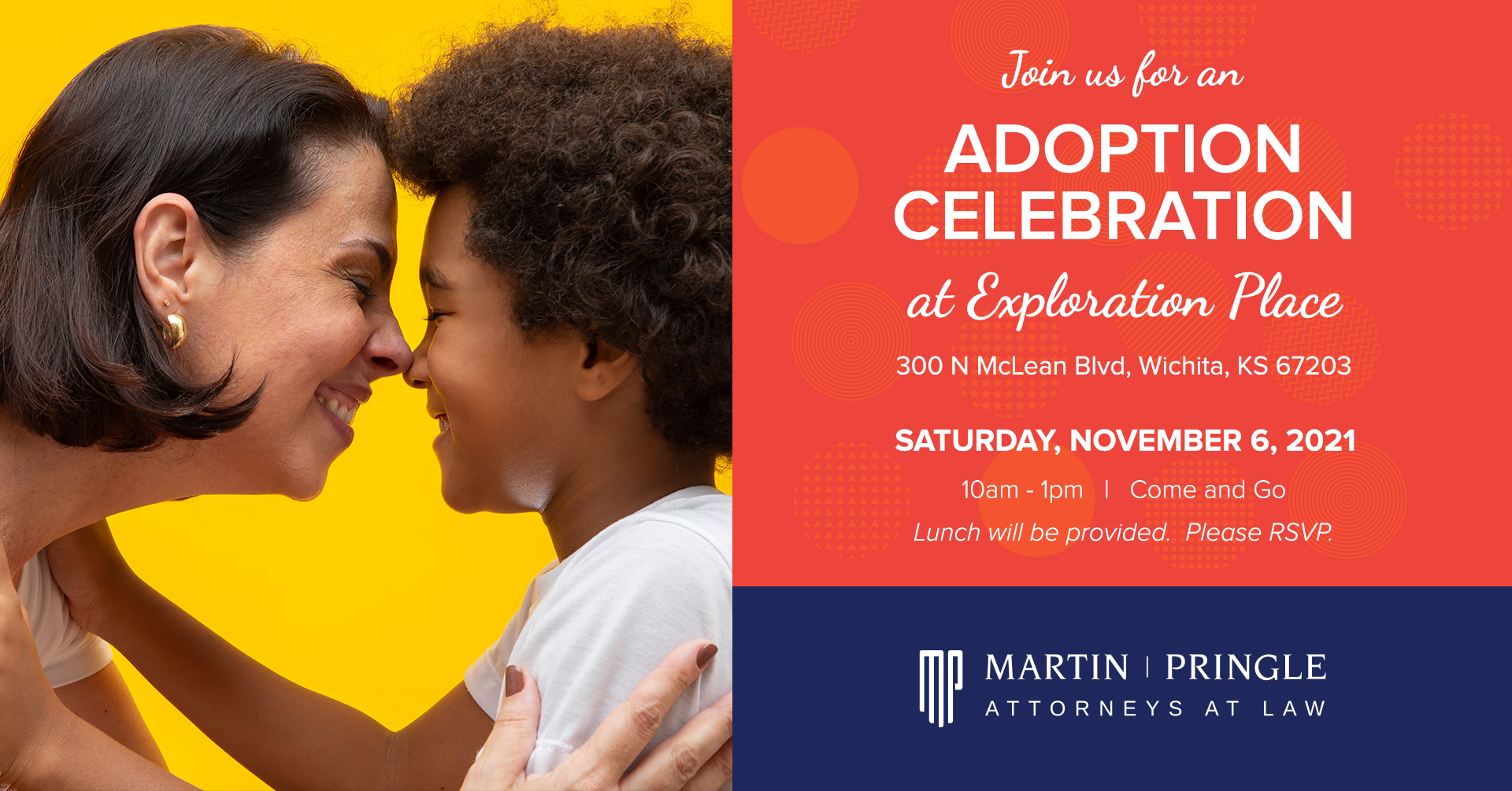 Martin Pringle to Host Annual Adoption Celebration in Honor of National Adoption Month