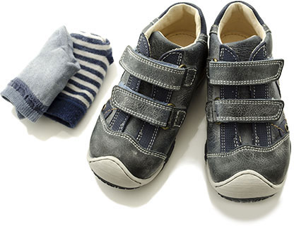 Child's shoes and socks